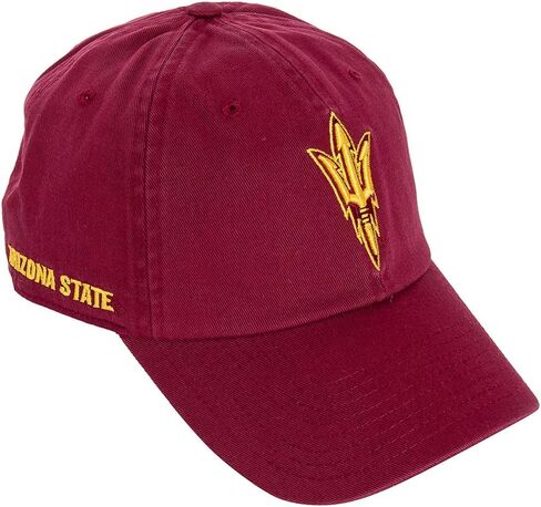 قبعة بيسبول لجامعة ولاية أريزونا من صبار الصحراء ASU Sun Devils قبعات مطرزة ذات حواف قابلة للتعديل بحزام قماش للبالغين (نمط B1) أصفر in Saudi Arabia