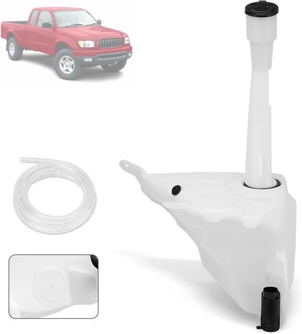8531504050 Windshield Washer Reservoir with Cap Without Sensor Hole in Bottom Compatible with Toyota Tacoma 1998-2004, Washer Tank Replaces# TO1288181 TO1288182 85315-04050 in Kuwait