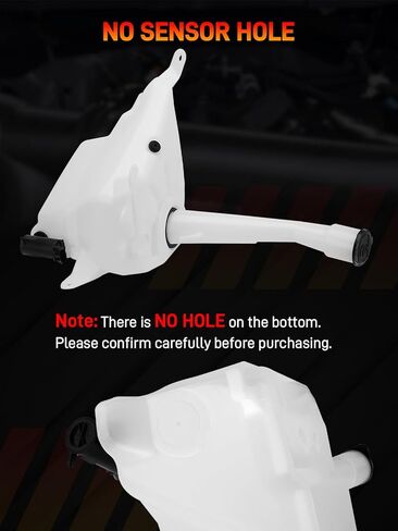 8531504050 Windshield Washer Reservoir with Cap Without Sensor Hole in Bottom Compatible with Toyota Tacoma 1998-2004, Washer Tank Replaces# TO1288181 TO1288182 85315-04050 in Kuwait