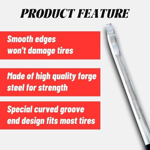 Tire Iron Spoon, 20 Inch Heavy Duty Bead Lifter for Tire Changer Machine, 1.5 lbs Mount/Demount Pry Bar, Rim Lifter Tool for Cars, Trucks, Motorcycles in Kuwait