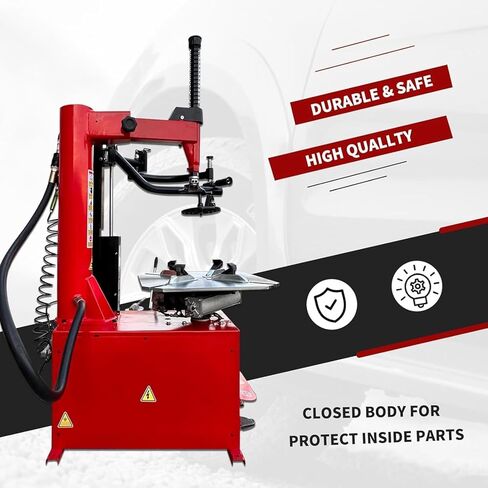 KT-T835 Tire Changer Machine 26 Inch Turntable with Bead Blaster 2.0HP Motor 110V Double Arm Wheel Changer Heavy Duty Tire Machine Equipment in Kuwait