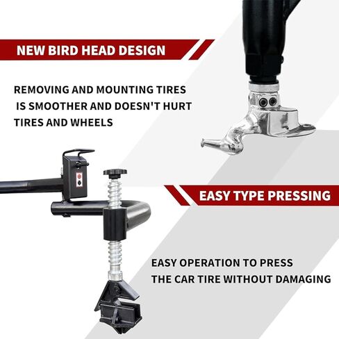 KT-T835 Tire Changer Machine 26 Inch Turntable with Bead Blaster 2.0HP Motor 110V Double Arm Wheel Changer Heavy Duty Tire Machine Equipment in Kuwait