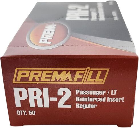 PREMA PRI-2 PremaFill حشوات إطارات الركاب والشاحنات الخفيفة - بطول 3-3/4 بوصة، 50 وحدة إصلاح إصابات الإطارات المطاطية الزرقاء in Saudi Arabia