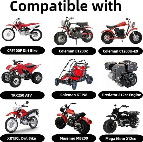 PZ27 27mm Carburetor Compatible with 250cc 200cc 150cc ATV Go Kart Dirt Bike Carb Fits for TaoTao Coolster CG XR100 Predator Coleman CT200U KT196 Baja Mini Bike Go Kart Parts with Air Filter (Black) in Kuwait