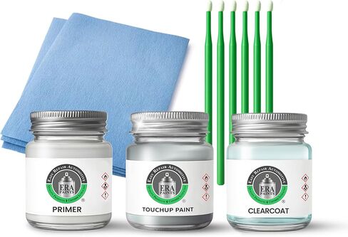 ERA Paints - WA130H/GXD - Sharkskin Metallic for BUICK Exact OEM Color Match Automotive Touch Up Paint for Cars - Scratch & Chip Repair for Metal & Plastic - Premium Kit - Made in USA in Kuwait