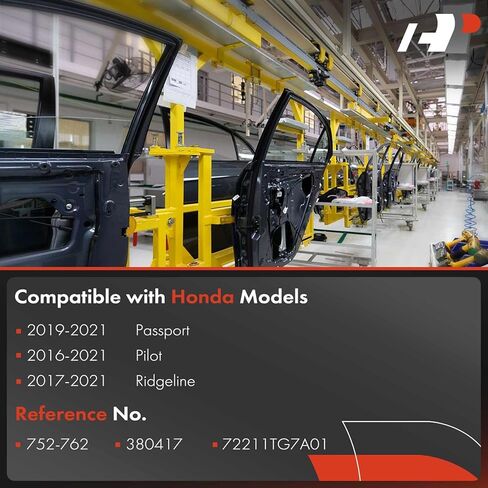 منظم نوافذ كهربائي من جانب الراكب الأمامي الأيمن بدون محرك متوافق مع Honda Passport 2019-2021، Pilot 2016-2021، Ridgeline 2017-2021 in Saudi Arabia