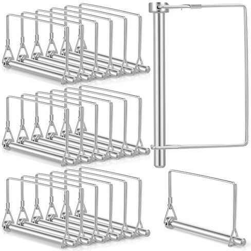 20PCS Trailer Coupler Pin, 5/16x4 Inch Shaft Locking Pins, Heavy Duty Square Hitch Lock Pin, Quick Release Trailer Safety Coupler Pins, Hitch Locking Pins for Mower Trailers Wagons Hitches in Kuwait