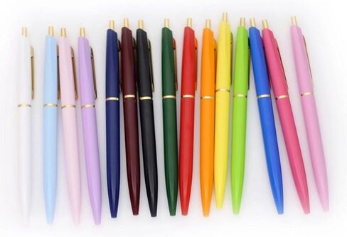 FindTape Anteric BP1-PB Oil-Based Ballpoint Pen, Black Base, 0.02 inches (0.5 mm) in Kuwait