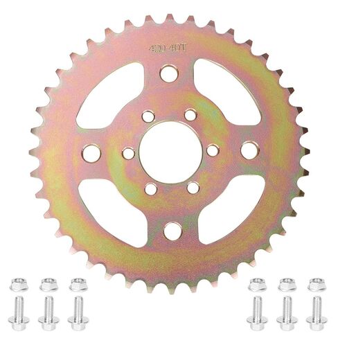 50T 6 Hole Sprocket High Speed Rear Chain # 40 41 420 for Coleman CT100U CC100X RB100 B100 for Monster Mega Moto MMB80 105 Motovox MBX10 FPR GMB100 Baja Doodle Bug DB30 Motovox MBX10 Mini Bike in Kuwait