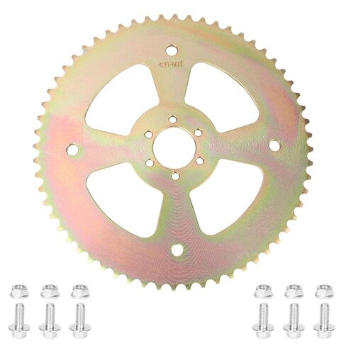 50T 6 Hole Sprocket High Speed Rear Chain # 40 41 420 for Coleman CT100U CC100X RB100 B100 for Monster Mega Moto MMB80 105 Motovox MBX10 FPR GMB100 Baja Doodle Bug DB30 Motovox MBX10 Mini Bike in Kuwait