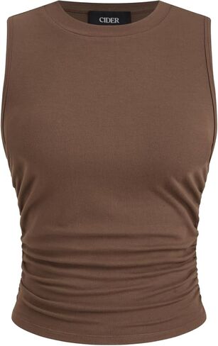 CIDER Summer Women's Round Neck Sleeveless Tank Top in Saudi Arabia