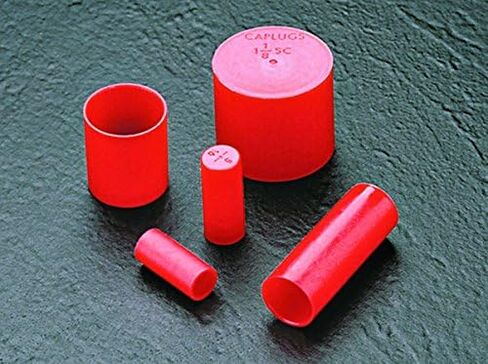 Caplugs 99394799 Plastic Sleeve Cap for Tube Ends. SC-3, PE-LD, Cap ID 3.000" Length 1.00", Red (Pack of 18) in Kuwait