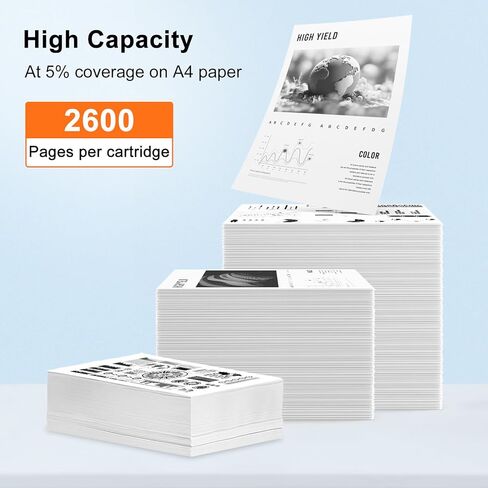 خرطوشة حبر بديلة TN660 متوافقة مع Brother TN660 TN-660 TN630 عالية الإنتاجية لـ HL-L2300D HL-L2380DW HL-L2320D DCP-L2540DW HL-L2340DW HL-L2360DW MFC-L2720DW (أسود، 4 عبوات) in Kuwait