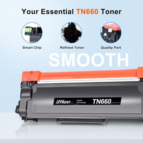 خرطوشة حبر بديلة TN660 متوافقة مع Brother TN660 TN-660 TN630 عالية الإنتاجية لـ HL-L2300D HL-L2380DW HL-L2320D DCP-L2540DW HL-L2340DW HL-L2360DW MFC-L2720DW (أسود، 4 عبوات) in Kuwait