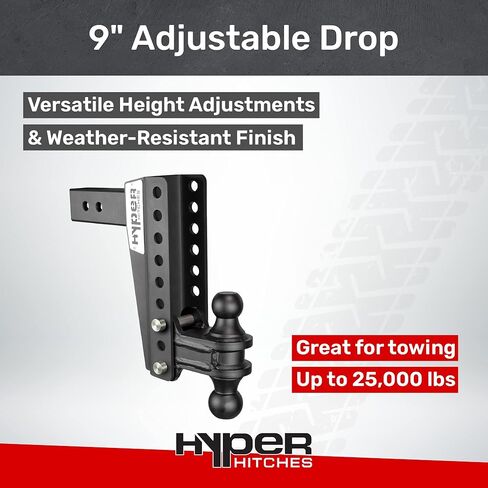 وصلة ربط مقطورة قابلة للتعديل، تناسب جهاز استقبال 2 بوصة، ارتفاع/ارتفاع قابل للتعديل، تتضمن 2 بوصة و2 5/16 بوصة، وصلة ربط كروية مزدوجة، تصل إلى 25000 جيجاوات، مصنوعة في الولايات المتحدة الأمريكية (قطرة 9 بوصة) in Kuwait