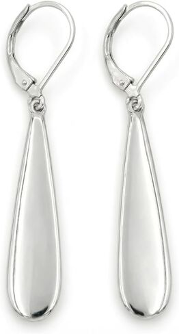 أقراط متدلية من Leverback للنساء، مجوهرات بسيطة خفيفة الوزن لا تسبب الحساسية، هدية عصرية لها، ذكرى عيد الميلاد in Kuwait