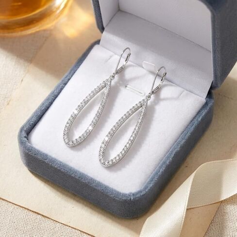Leverback Dangle Drop Earrings for Women, Hypoallergenic Lightweight Minimalist Jewelry, Fashion Gift for Her, Birthday Anniversary in Saudi Arabia