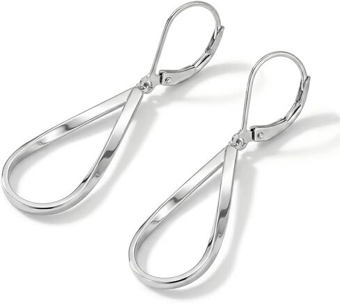 Leverback Dangle Drop Earrings for Women, Hypoallergenic Lightweight Minimalist Jewelry, Fashion Gift for Her, Birthday Anniversary in Saudi Arabia