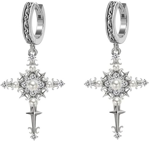 Retro style star pendant earrings exquisite marsh accessories fashionable ladies accessories personality pearl ear buckles M2591 in Kuwait