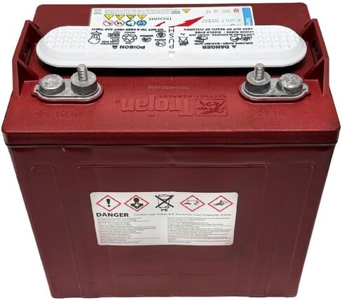 Trojan T-875 8V Deep-Cycle Flooded Battery, 170Ah, Golf Cart, Renewable Energy, Industrial, Marine Use (Pack of 6) in Kuwait