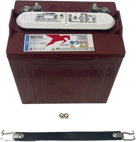 Trojan T-875 8V Deep-Cycle Flooded Battery, 170Ah, Golf Cart, Renewable Energy, Industrial, Marine Use (Pack of 6) in Kuwait
