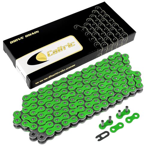 Caltric Green Drive Chain Compatible with Honda Trx200 Trx200D Fourtrax 200 2X4 1990 1991 1992 1993 1994 1995 1996 1997 in Saudi Arabia
