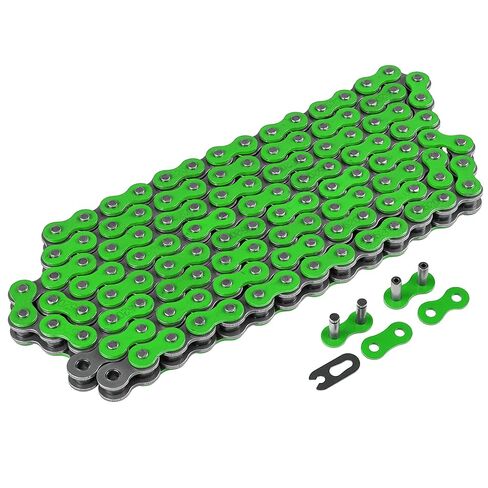 Caltric Green Drive Chain Compatible with Honda Trx200 Trx200D Fourtrax 200 2X4 1990 1991 1992 1993 1994 1995 1996 1997 in Saudi Arabia