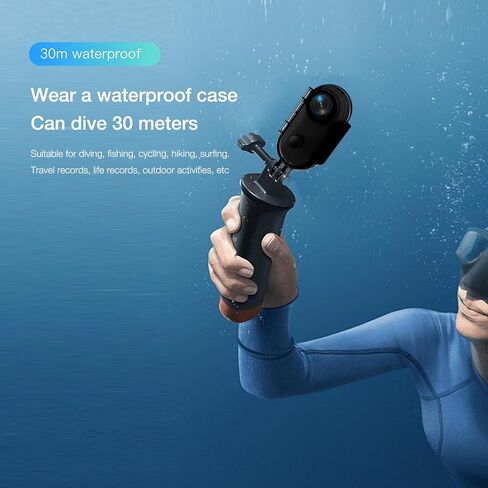 H8 64GB 4K Thumb Action Camera, Mini Body Cameras, Wearable Pocket Vlogging Camera, Multiple Accessory Mount Anywhere Small Portable Hands-Free Helmet Cam for Work, Cycling, Travel, Pet Walking in Kuwait