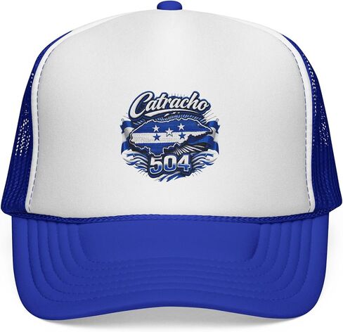 قبعة كاتراخو هندوراس 504 - قبعة شبكية سناب باك، فخر هندوراس مطرز، قبعة ملابس الشارع قابلة للتعديل للرجال والنساء in Saudi Arabia