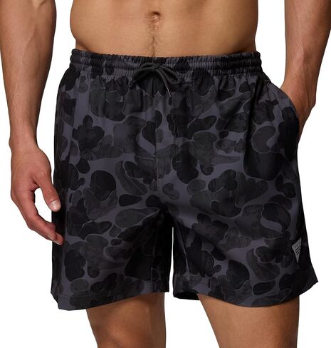 شورت مائي رجالي مطبوع عليه PFG Rambler من كولومبيا، Shark Deltawoods، X-Large x 6 in Saudi Arabia