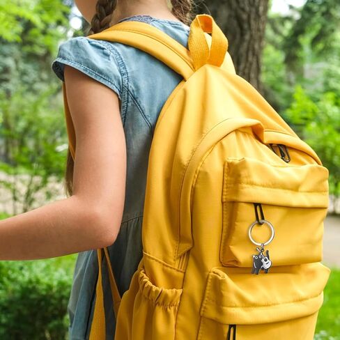 JATEBI Cute Black Cat Keychain 8 Pack, Kawaii Cat Keyring Charms for Backpack Purse Car Keys, Gifts for Cat Lovers & Animal Fans in Kuwait