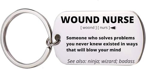 Infinity Collection - Wound Nurse Gift, Personalized Wound Care Keychain, Nursing Jewelry, Appreciation Gift for Men & Women in Saudi Arabia
