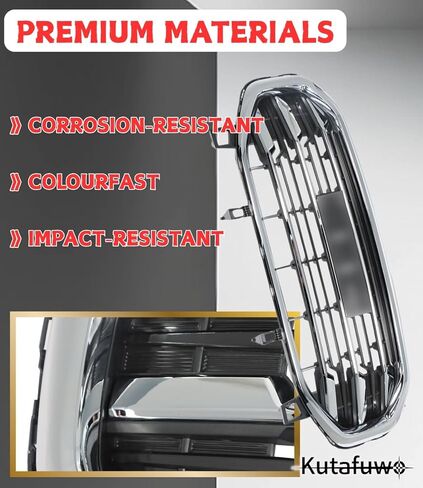 Front Bumper Upper Grille Grill For GMC Terrain SLT 2018 2019 2020 2021 Factory Style Easy Installation Black+Chrome Assembly in Kuwait