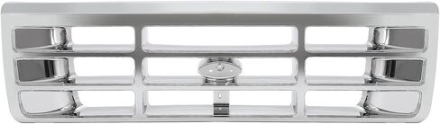 شبكة KUAFU متوافقة مع 1992-1997 Ford Bronco F-150 F-250 F-350 HD لاستبدال F6TZ-8200-AAA FO1200172 104-01450A مجموعة شواية المصد الأمامي ABS بلاستيك أسود in Saudi Arabia