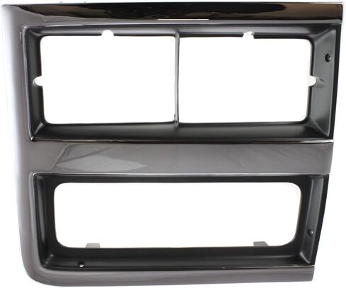 Garage-Pro Front Grille Assembly Kit For 1989 Chevrolet R2500, 1989-1991 Chevrolet Blazer, Models With Dual Rectangular Headlights, Chrome Shell, Silver Insert, Plastic in Saudi Arabia