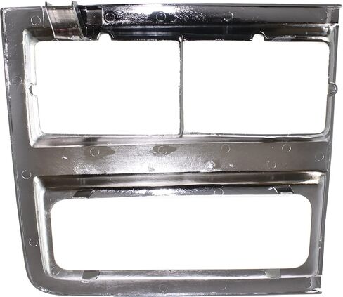 Garage-Pro Front Grille Assembly Kit For 1989 Chevrolet R2500, 1989-1991 Chevrolet Blazer, Models With Dual Rectangular Headlights, Chrome Shell, Silver Insert, Plastic in Saudi Arabia