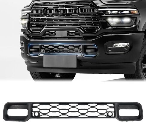 Front Bumper Lower Grille for Dodge Ram 2500 3500 2019-2024 Bumper Grille with Sensor Holes Replace 68384294AA in Kuwait