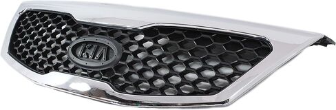 Garage-Pro Grille Assembly Compatible with 2011-2013 Kia Sorento Chrome Shell with Painted Black Insert in Saudi Arabia