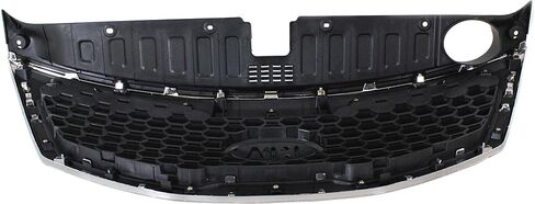 Garage-Pro Grille Assembly Compatible with 2011-2013 Kia Sorento Chrome Shell with Painted Black Insert in Saudi Arabia