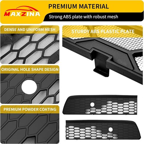 Front Bumper Mesh Cover Compatible with 2023-2025 Honda Pilot (Not for 2026) Front Grill Mesh Cover Lower Grille Guard Air Intake Grid Insert ABS Protection for 2024 Pilot Accessories in Kuwait