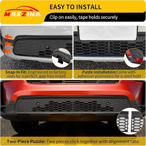 Front Bumper Mesh Cover Compatible with 2023-2025 Honda Pilot (Not for 2026) Front Grill Mesh Cover Lower Grille Guard Air Intake Grid Insert ABS Protection for 2024 Pilot Accessories in Kuwait