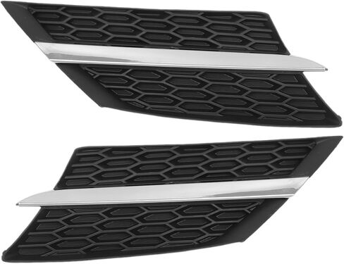 X AUTOHAUX No.531060R010 Front Upper Hood Bumper Grille Grill for Toyota RAV4 2013-2015 Front Upper Bumper Kidney Grille Grill 1 Pair Silver Tone in Saudi Arabia