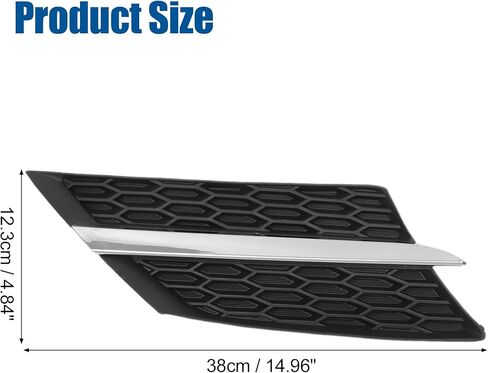 X AUTOHAUX No.531060R010 Front Upper Hood Bumper Grille Grill for Toyota RAV4 2013-2015 Front Upper Bumper Kidney Grille Grill 1 Pair Silver Tone in Saudi Arabia