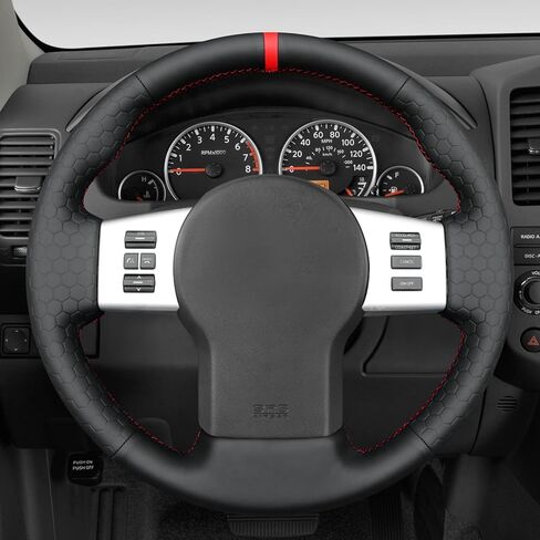 غطاء عجلة القيادة MEWANT متوافق مع Nissan Frontier 2005-2021 / Pathfinder 2005-2012 / Xterra 2005-2015 غطاء عجلة القيادة in Saudi Arabia