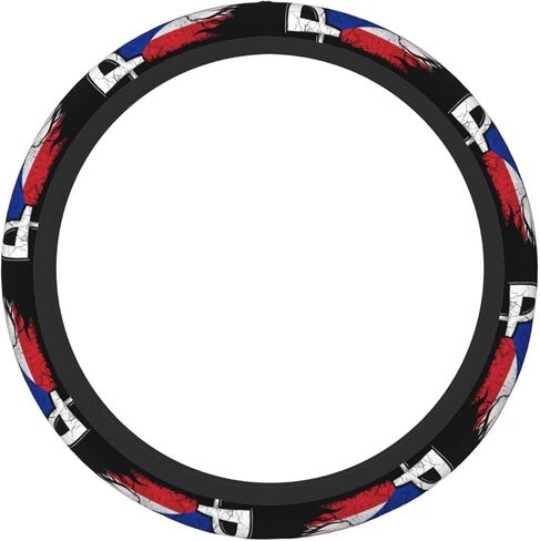 Puerto Rico Flag Universal Steering Wheel Covers, Cute Car Accessories for Women Girls Car Truck in Saudi Arabia