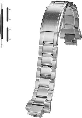 الفولاذ المقاوم للصدأ حزام (استيك) ساعة ل كاسيو GSHOCK GST-B400 حزام الساعات سوار استبدال حزام معدني ساعة رجالي اكسسوارات in Kuwait