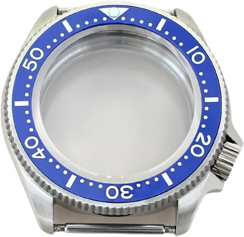 38mm Steel Watch Case Sapphire Glass for NH34 NH35 NH36 NH38 Movement 120clicks Ceramic Bezel Watch Parts in Kuwait