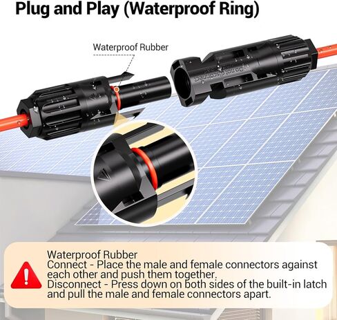 6FT Solar Connector to 8mm Adapter Cable with DC8020/7909 Compatible with BLUETTI, Yeti, Anker, Jackery Portable Power Station for Camping, RV, Emergency Use in Kuwait