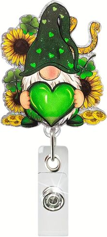 Easter Day Retractable Badge Holder Easter Eggs Badge Reels with Secure Belt Clip for Keys Cute Bunny Heavy Duty Id Card Holders for Badges Pull-tab Fastener Work Badge Reel Holder Badge Clip in Saudi Arabia