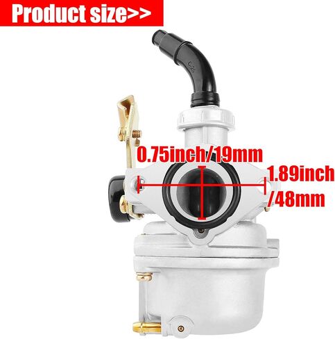 PZ19 المكربن ​​ل 50cc 70cc 90cc 110cc 125cc ATV رباعية سكوتر الذهاب كارت الدراجة الصغيرة المروحية حفرة الترابية دراجة الجيب باجا كاندي كازوما ST70 NH80 CT90 CT110 XL75 in Saudi Arabia